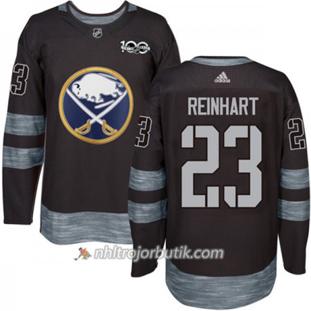 Män Ishockey Buffalo Sabres Tröja Sam Reinhart 23 1917-2017 100th Anniversary Adidas Svart Authentic
